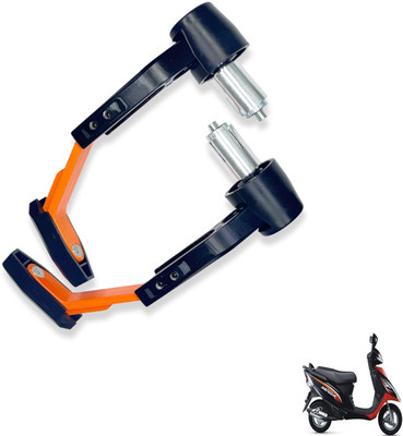 Shopland Clutch Handle Protector Lever Guard For All Bike Orange_LG413 Bike Crash Guard(TVS)