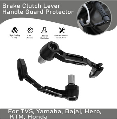 MK Mankrit New Design Bike Lever guard Metal Body Hand Protection(Black)_BCG_avyuk Bike Crash Guard(BMW Motorrad, Bajaj, Honda, KTM, Kawasaki, Suzuki, Yamaha)