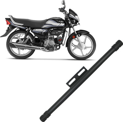 DAZZRIDE Bike Heavy Duty Single Rod Leg Guard for Hero HF Deluxe Gray & Black All Model Bike Crash Guard(Hero, Universal For Bike)