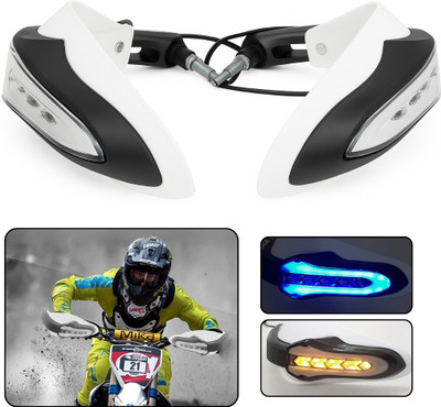 bsddp Universal Bike Handguards With White Body Handlebar Hand Guard(Universal For Bike)