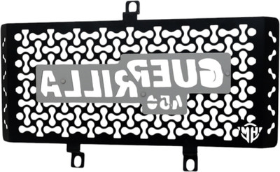HIMOTORS Guerrilla 450 Black Radiator Grille with Mesh Pattern Big Size-New31 Bike Radiator Guard(Royal Enfield)