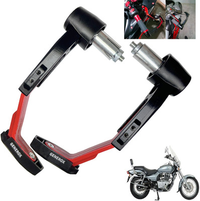 Generox Handle Protector Lever Guard for All Bike REDnBLACK_028 Bike Crash Guard(Bajaj)