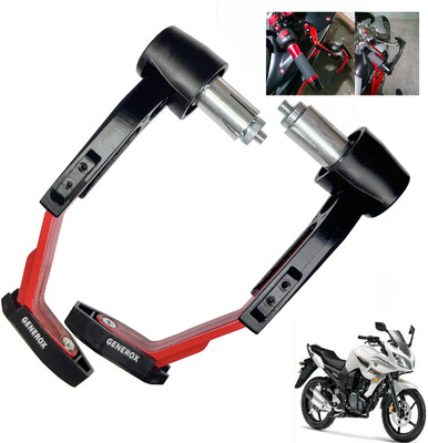 Generox Handle Protector Lever Guard for All Bike REDnBLACK_103 Bike Crash Guard(Yamaha)