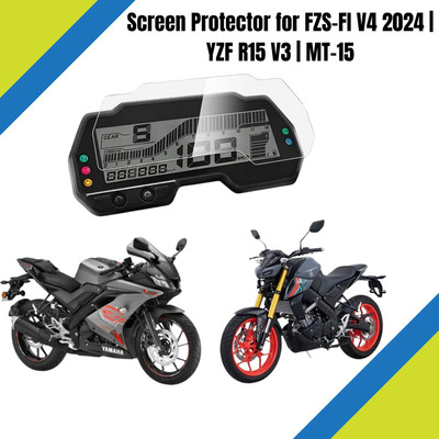 ENEMYT EXG10 Speedometer Screen Guard for YZF R15 V3 / MT-1 Bike Display Screen Guard(Yamaha)