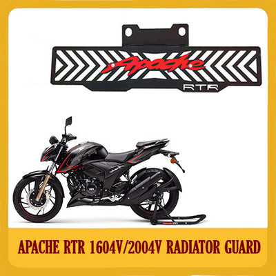 DAZZRIDE Best Quality Apache Radiator Guard For TVS Apache RTR 160/200 4V Bike Radiator Guard(TVS)
