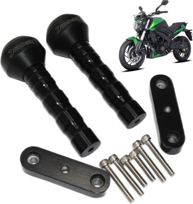 OBEROI'S TRADERS Dominar 250 / 400 Black CNC Frame Sliders Bike Crash Guard / Leg Protector(Bajaj)