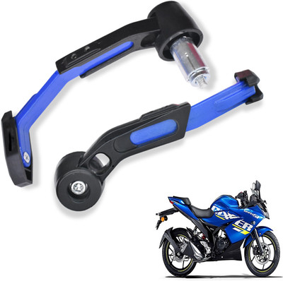 Shopland Adjustable CNC Lever Guard for All Bike LG_Blue326 Bike Crash Guard(Suzuki)