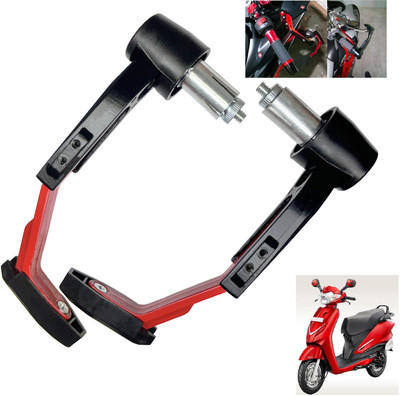 Shopland Adjustable Clutch Lever Guard for All Bike SL-_Red158 Bike Crash Guard(Hero)