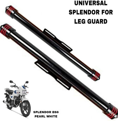 SHOWRIDE Single Rod Safety Guard Black Leg Guard Bike Crash Guard(Universal For Bike)