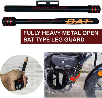 SRPHERE HEAVY STRONG LEG GOURD OPEN ( BAT -TYPE ) FOR SPLONDER Bike Crash Guard(Hero)