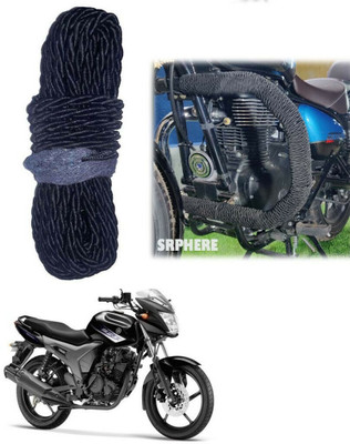 KP8 Bike Crash Guard Black Rope 12 Meter Long For SZ X(Universal For Bike)