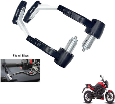 Generox Handle Clutch Lever Protector Guard for All Bike LG_White334 Bike Crash Guard(Bajaj)