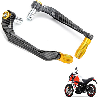 Generox Premium Quality Protective Lever Guard for All BikeGX-CRNF-GolDen Bike Crash Guard(Mahindra)