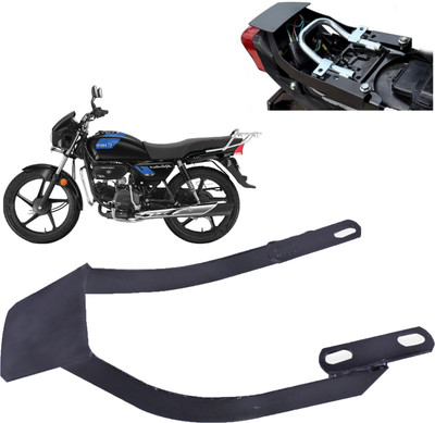 DAZZRIDE Metal Black Rear Seat Tail Protector For Splendor, Splendor Pro, Splendor Plus Bike Crash Guard(Hero)
