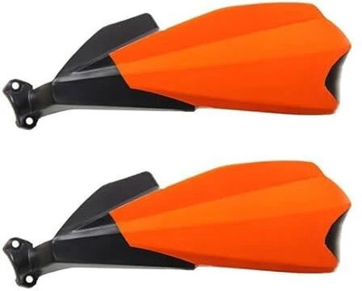 TA BIKE HAND GAURD ORANGE Handlebar Hand Guard(Universal For Bike, Triumph, Kawasaki, Yamaha, KTM, Ducati)