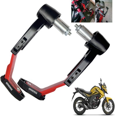 Generox Handle Protector Lever Guard for All Bike REDnBLACK_034 Bike Crash Guard(Honda)