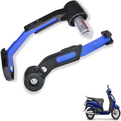 Shopland Adjustable CNC Lever Guard for All Bike LG_Blue004 Bike Crash Guard(Suzuki)
