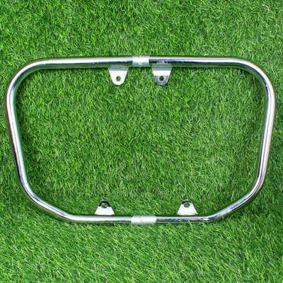 Naturalcreations Splendor Round Chrome Leg Guard Bike Leg Guard(Hero)