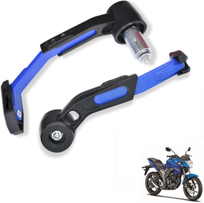 Shopland Adjustable CNC Lever Guard for All Bike LG_Blue118 Bike Crash Guard(Suzuki)