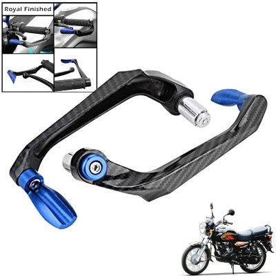 Generox Handlebar Brake Clutch Lever Hand Guard Protector GXcarbonLGBLUE156 Bike Crash Guard(TVS)