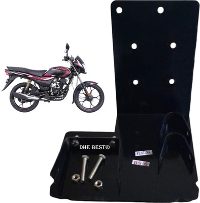 Dhe Best Motorcycle Heavy Metal Engine Bash Plate Sump Guard For Platina 110 BS6 Bike Engine Guard(Bajaj)