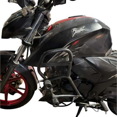 Shriragunath Heavy Quality Metal Crash Guard with 4 Pcs Slider for TVS Apache RTR 160 4V BS6(TVS)