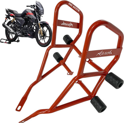 Dhe Best Motorcycle AG 35 LegGuard Crash Guard Bar Frame Slider for Apache RTR 180(TVS)