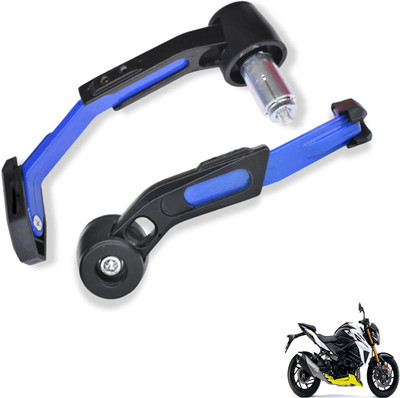 Shopland Adjustable CNC Lever Guard for All Bike LG_Blue386 Bike Crash Guard(Suzuki)