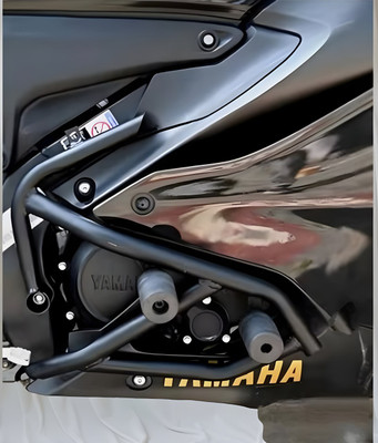 RS ACESSORIES HUB Good Quality Crash Guard with Slider Compatible for R15-V4(Yamaha)