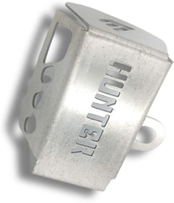 PHANTOM Rear Master Cylinder Guard Cover for Hunter 350 Rear Oil Cap (SILVER) Bike Crash Guard(Royal Enfield)