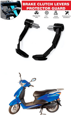 GONAMA Universal Motorcycle Adjustable Brake Clutch CNC Lever Protector Guard sg138 Handlebar Hand Guard(Yamaha)