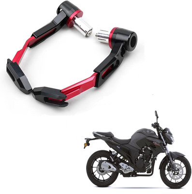 ROYAL AUTO MART RED CNC Adjustable Lever Protector Guard for universal for Bike_168 Handlebar Hand Guard(Yamaha)