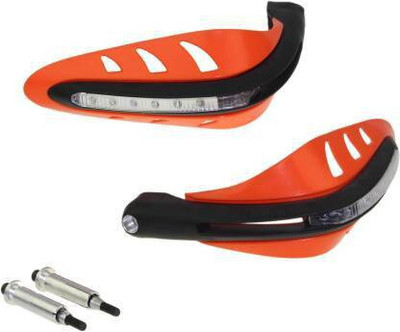 meenu arts AB-LED HAND GUARD UNIVERSAL-01 Handlebar Hand Guard(Universal For Bike)