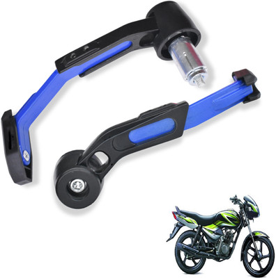 Shopland Adjustable CNC Lever Guard for All Bike LG_Blue234 Bike Crash Guard(TVS)