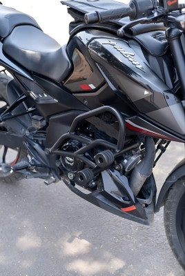 RS ACESSORIES HUB New style Heavy Duty Frame With Slider Crash Guard for Bajaj Pul.sar N.160/ N250(Bajaj)