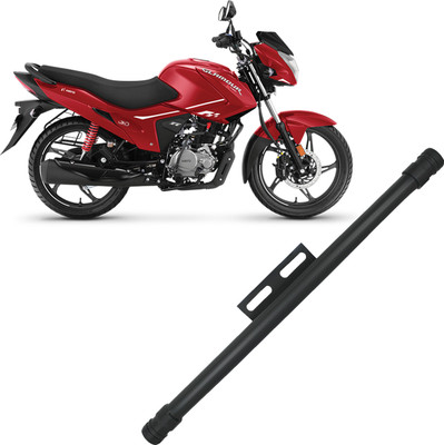DAZZRIDE Bike Heavy Duty Single Rod Leg Guard for Hero Glamour XTEC Red All Model Bike Crash Guard(Hero, Universal For Bike)
