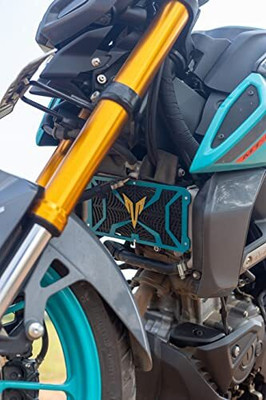 MOXZILLA MT15 RG CYAN Bike Radiator Guard(Yamaha)