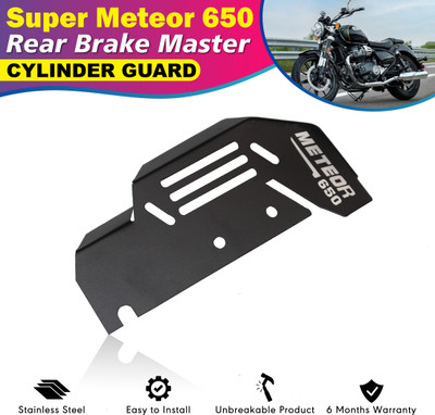 OBEROI'S TRADERS Super Meteor 650 Bike Rear Master Cylinder Guard Bike Crash Guard(Royal Enfield)