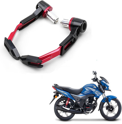 ROYAL AUTO MART RED CNC Adjustable Lever Protector Guard for universal for Bike_53 Handlebar Hand Guard(Hero)