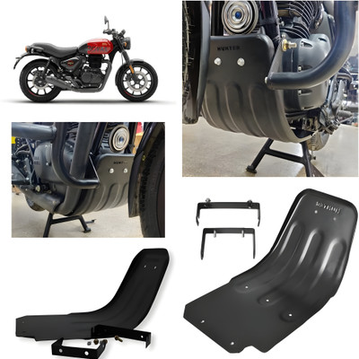 RS ACESSORIES HUB BEST Metal Premium Heavy Quality Engine Guard,Sump Guard for RE Hunte.r 350 cc Bike Crash Guard(Royal Enfield)