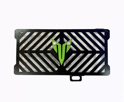 VermsBikers MT 15 Radiator Grill Guard black neon badge Bike Radiator Guard(Yamaha)