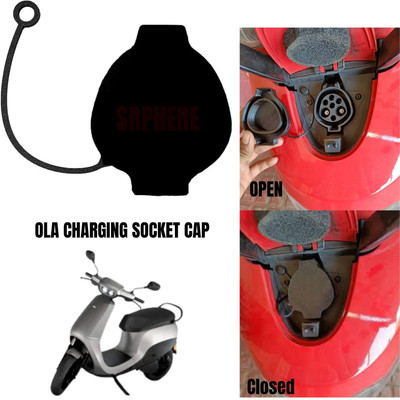 SRPHERE OCP 14_Ola S1/S1 Pro/Air Scooter Charger Socket TPU Cover Bike Crash Guard(Ola)