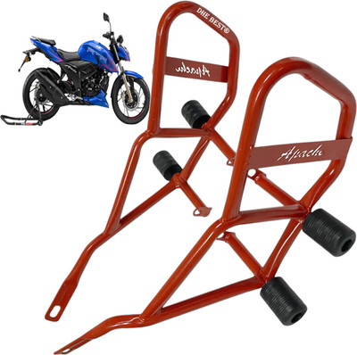 Dhe Best Bike AG42 Accessories Crash Guard LegGuard With Slider for Apache RTR 200(TVS)