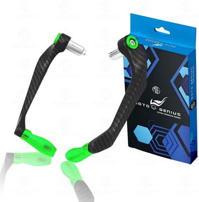 Moto Genius Universal CNC Handlebar Brake Clutch Lever Protector Guard for Motorcycles Handlebar Hand Guard(Universal For Bike)
