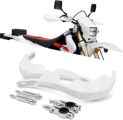 SPEED-O'MOTIVE Universal ACEBIS Handguard, Handleguard, Hand Protector for All Bikes, WHITE Handlebar Hand Guard(Universal For Bike)