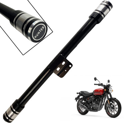 SRPHERE Bike Bullet Front Leg Guard Single Bar-Rod Black Stylish Bar Open Rod Bike Crash Guard(Royal Enfield)
