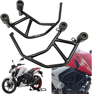 Dhe Best Bike Heavy-Duty Premium Crash Guard Slider for TVS Apache RTR 160 4V(TVS)