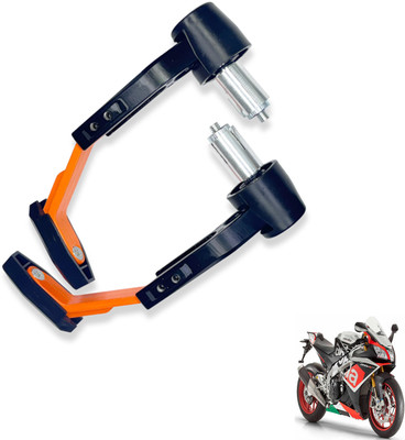 Shopland Clutch Handle Protector Lever Guard For All Bike Orange_LG473 Bike Crash Guard(Aprilia)