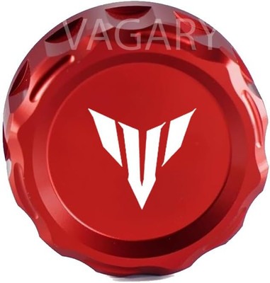 Vagary Fluid Reservoir Cap/Rear Oil Cap for MT-15 (Red) Bike Crash Guard(Yamaha)