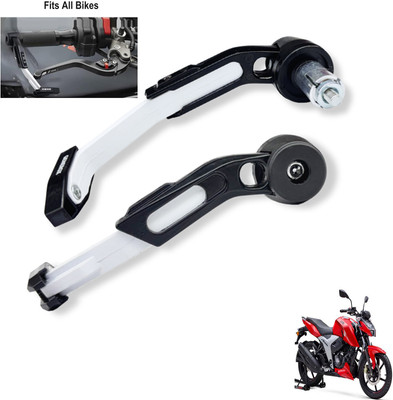 Generox Crash Guard Black and White For Apache RTR 160 4V(TVS)